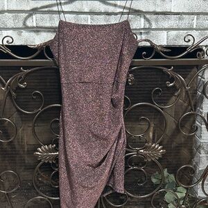 Windsor Sparkling Midi Skirt - Purple